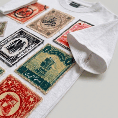 MAJEED BHAI - POSTAL STAMP t-shirt - Image 2